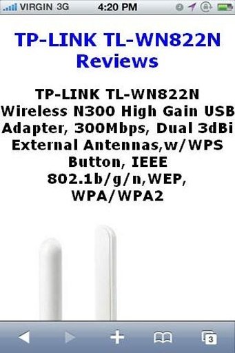 TLWN822N USB Adapter Reviews截图1