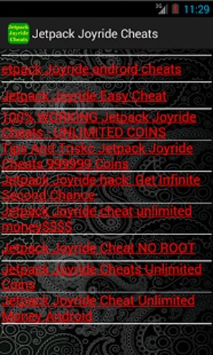 Cheats for Jetpack Joyride截图3