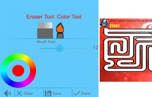 Captain America Maze Game截图4
