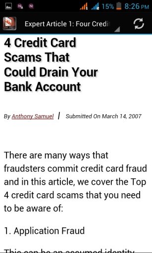 Credit Card Scams截图3