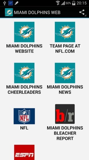 NFL MIAMI DOLPHINS截图5