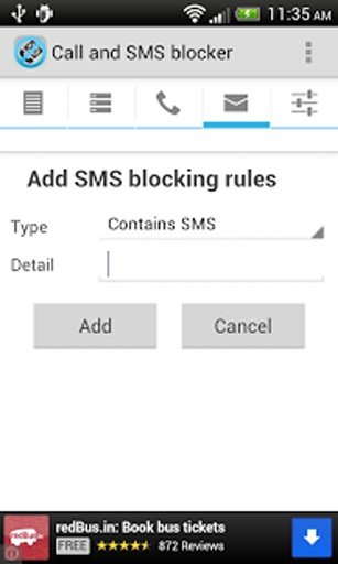 Call and SMS Blocker - DND截图2