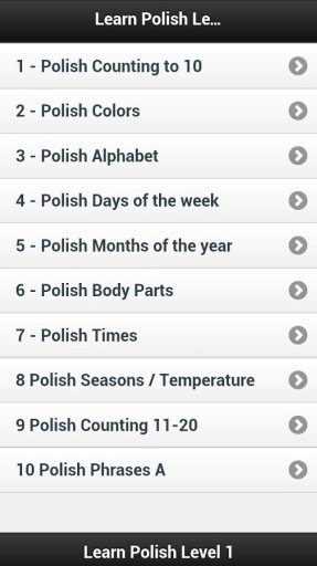 Learn Polish for beginner截图1