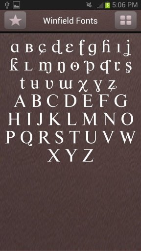 Winfield Fonts Style截图4