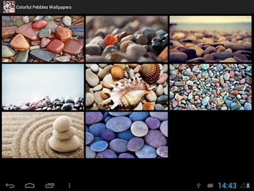 Colorful Pebbles Wallpapers截图1