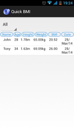 Quick BMI Free截图2