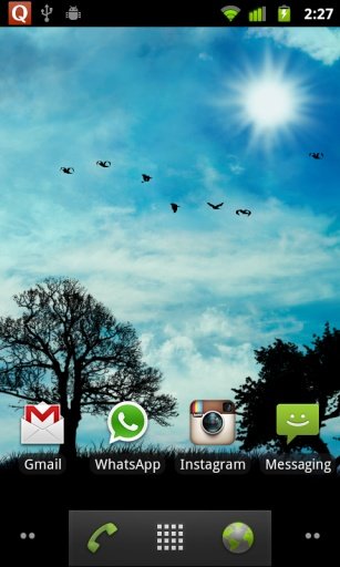 Blue Sky Live Wallpaper - Free截图4