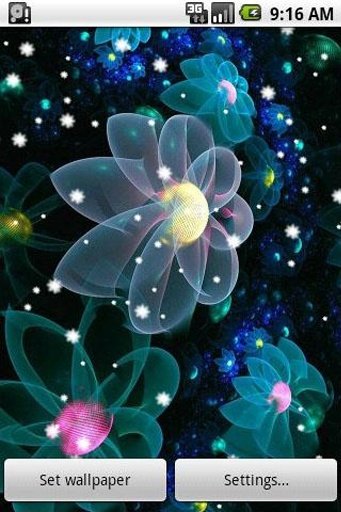 4D Flowers Live Wallpaper截图8