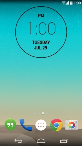 LG G3 Clock Widget UCCW截图1