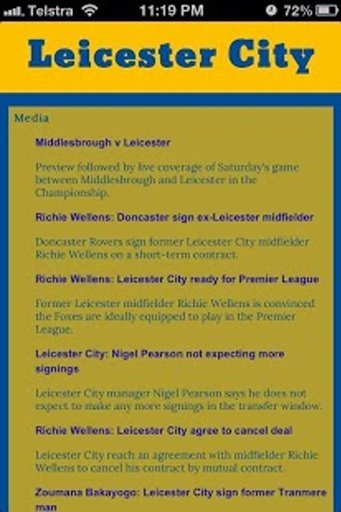 Leicester City FC Fan截图2