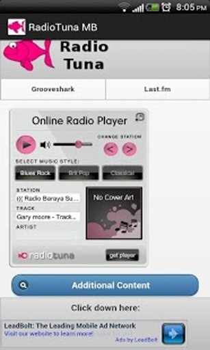 Radiotuna - Grooveshark AIO MB截图1