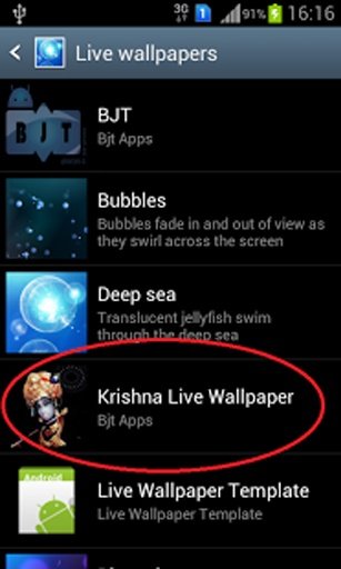 Krishna Live Wallpaper截图4