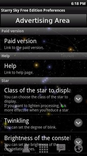 Starry Sky Free(LiveWallpaper)截图2