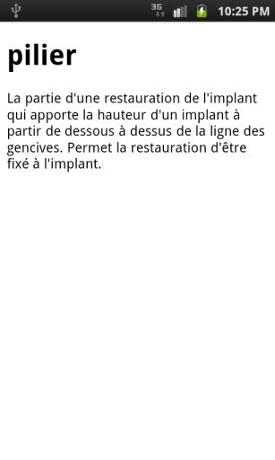 dictionnaire dentaire截图2