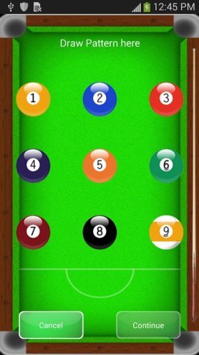 Snooker Pattern Screen Lock截图9