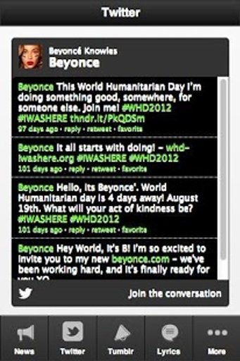 Beyonce Ultimate Fan App截图8