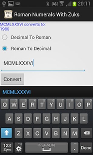 Roman Numerals With Zuks截图2