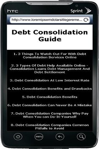 Debt consolidation Home Loan截图2