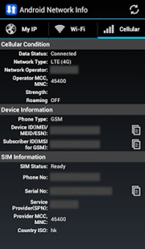 Android Network Info截图1