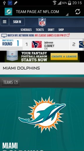 NFL MIAMI DOLPHINS截图6