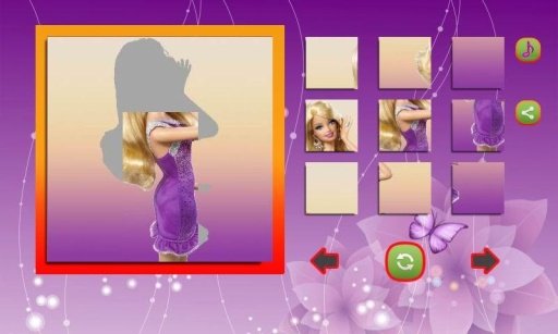 Barbie Picture Puzzle Game截图2