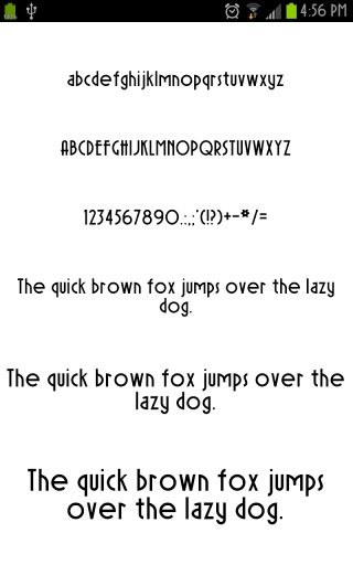 Retro Pack for FlipFont&reg;截图2