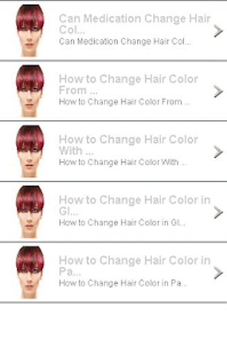 Hair Color Changer截图1