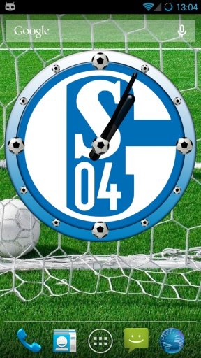 FC Schalke 04 Clock Widget截图4