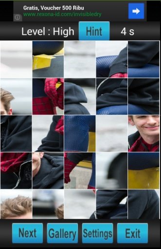 Andrew Garfield - Puzzle Game截图1