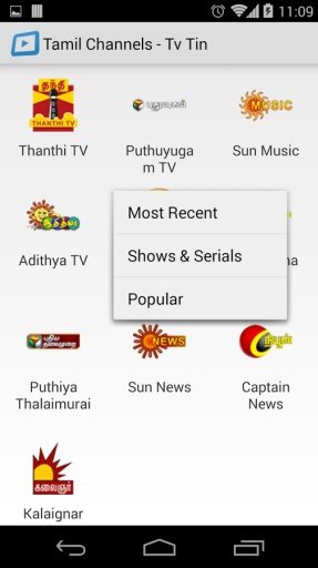 Tamil Tv Channels Shows Serial截图1