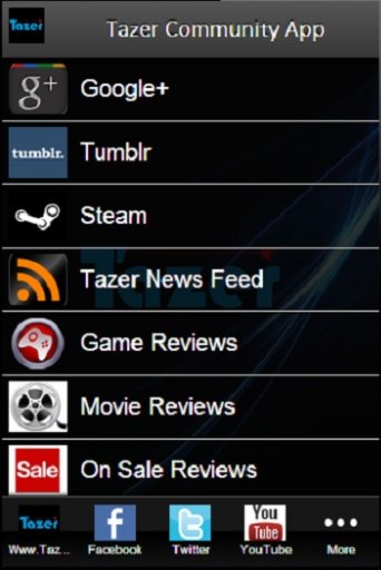 Tazer PC Gaming Community App截图1