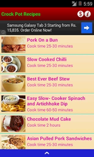 Crock Pot Recipes截图2