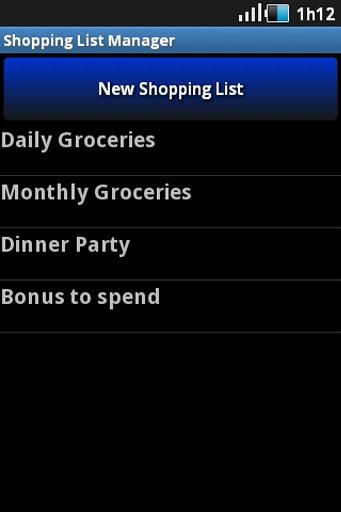 Shopping List Manager截图2