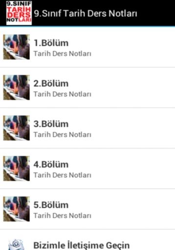 9.Sınıf Tarih Ders Notları截图1