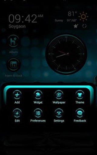 CyanLight Next Launcher Theme截图1