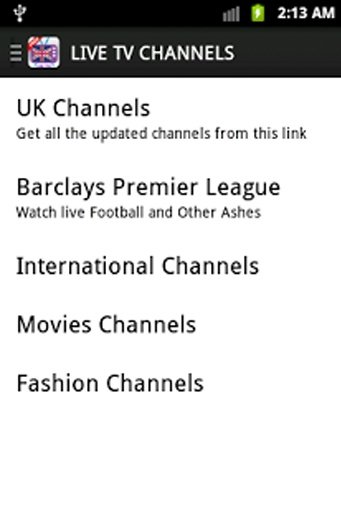 UK TV -Barclays Premier League截图4