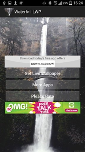 Real Waterfall 3D LWP Free截图2