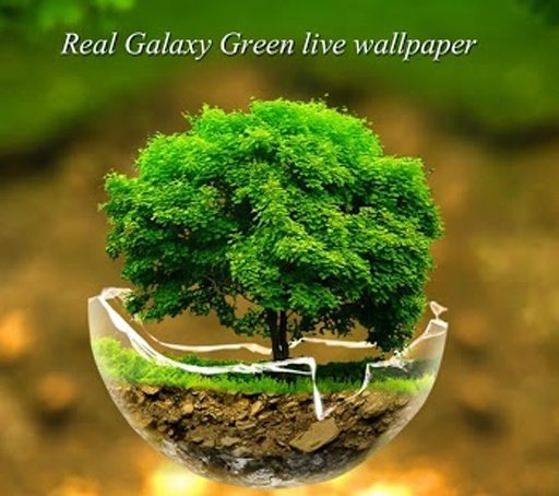 Galaxy Green Wallpaper截图4