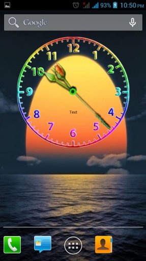 Sunset Clock Live Wallpaper截图10