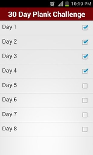 30 Day Plank Challenge FREE截图1