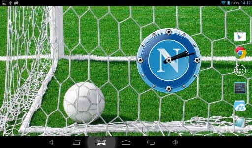 SSC Napoli Clock Widget截图4