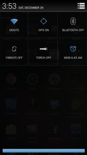 Black 'n Blue CM10 Theme Free截图7