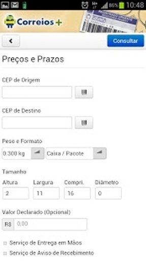 Correios+Mais Rastreador Trial截图10