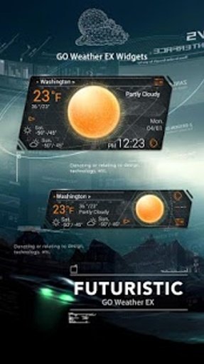 FUTURISTIC Style GO Weather EX截图2