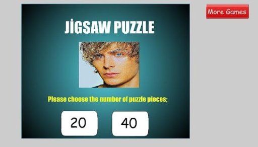 Zac Efron Jigsaw Puzzle Game截图3