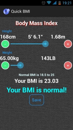 Quick BMI Free截图1