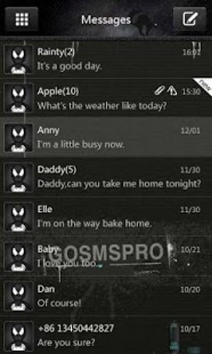 GO SMS Pro Theme Thief - KP截图4