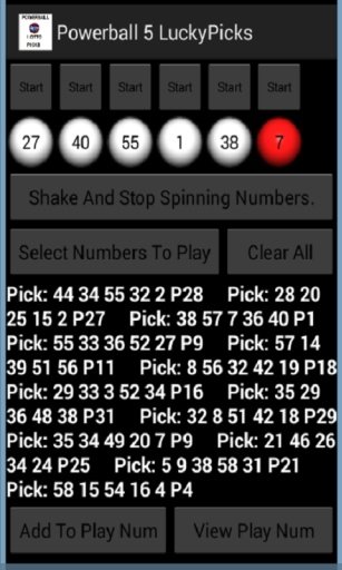 Powerball Lottery截图4