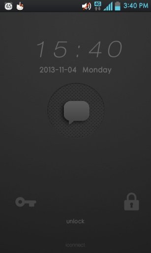 Simple Black GO locker theme截图2