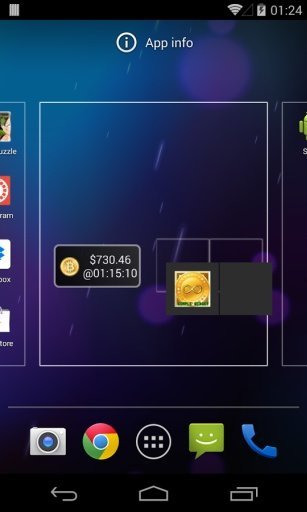 Infinitecoin widget (simple)截图1